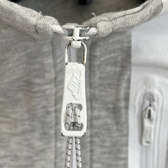 Nike Tech Fleece Moto Cape Jacket Womens XL Gray Running Athletic Athleisure - Picture 5 of 13